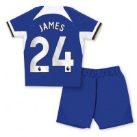 Chelsea Reece James #24 Domaci Dres za djecu 2023-24 Kratak Rukav (+ Kratke hlače)